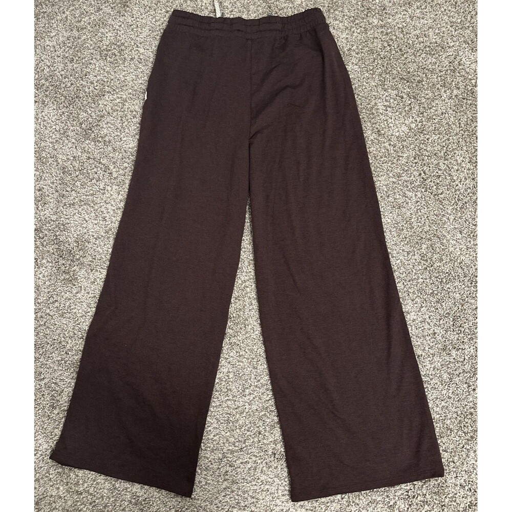 Vuori Halo Essential Wide Leg Brown Dream Knit Pants Women’s Size Medium - Picture 7 of 7